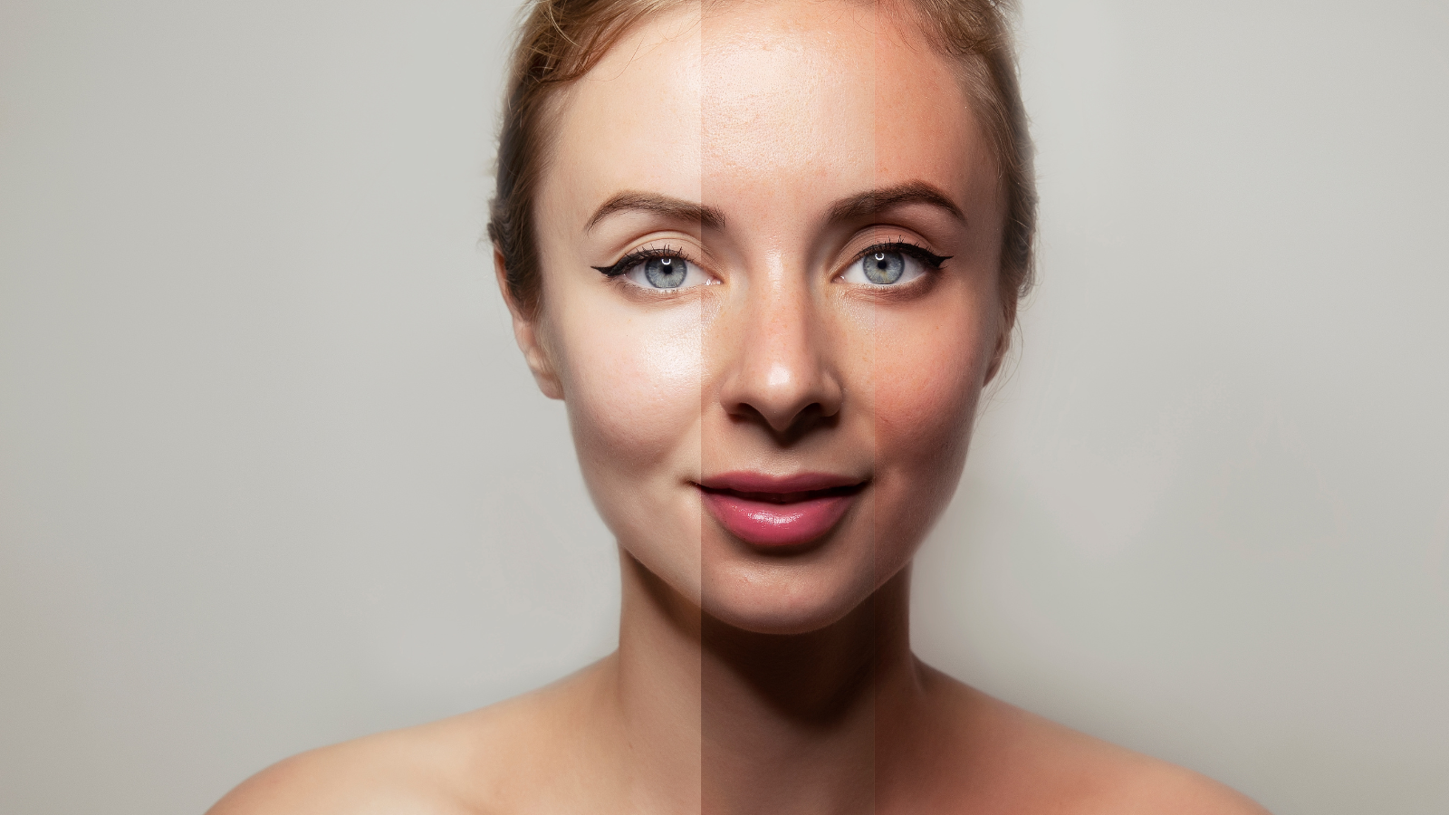spray tan before and after